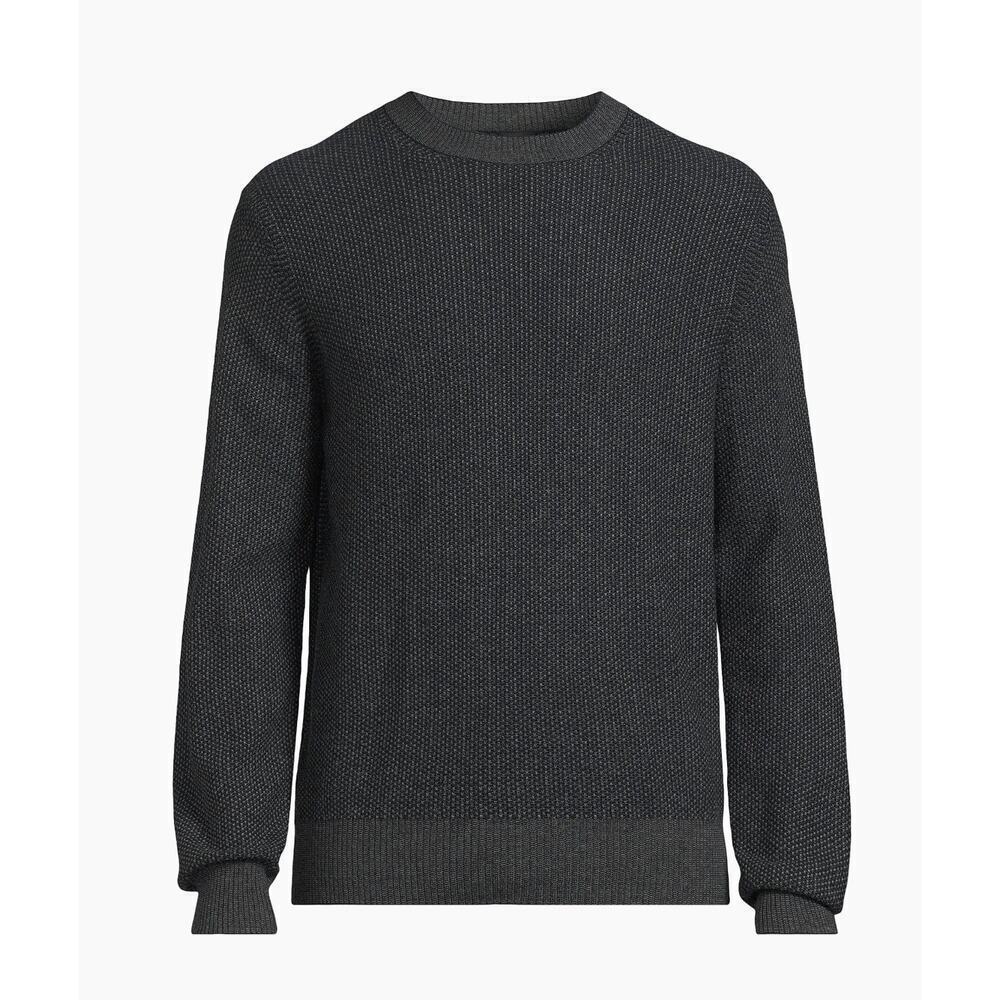 Vince Geo Jacquard Long-Sleeve Crewneck Sweater Size Small